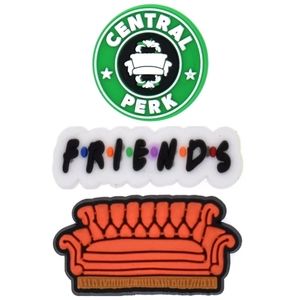 Friends Inspired Croc Charm Set | Friends Jibbitz | Shoe Charm | Bracelet Charms